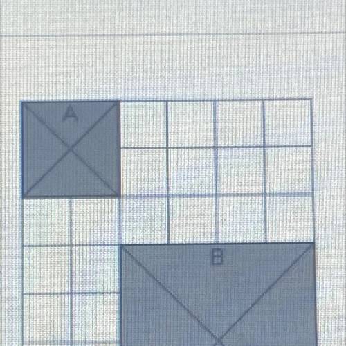 Each box on this grid represents one square inch. Roger cut out a quilt block pattern and placed it