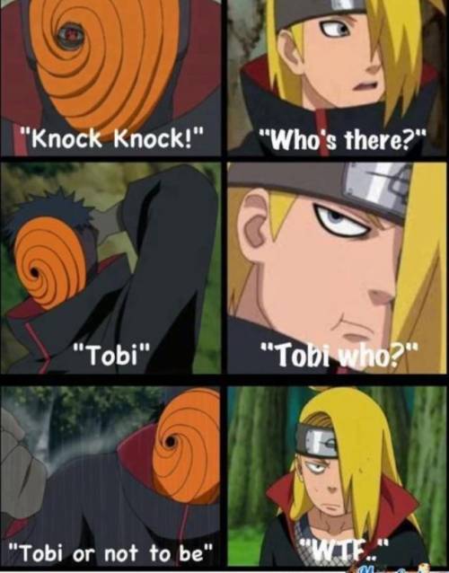 1+2 also I’m bored so here is some Tobi memes