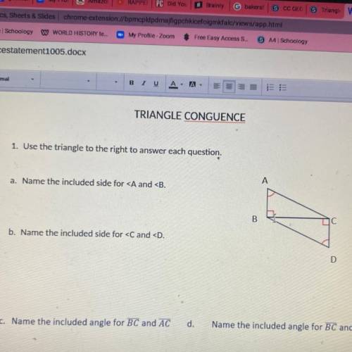 TRIANGLE CONGUENCE

I need help on a and b please ASAP if u can am failing math please help if u c
