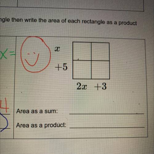 PLEASE help i need to answer inside the box and the sum & product