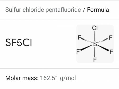 What is the formula for Disulfur Pentafluoride?