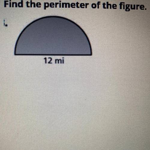 1
Find the perimeter of the figure.
12 mi