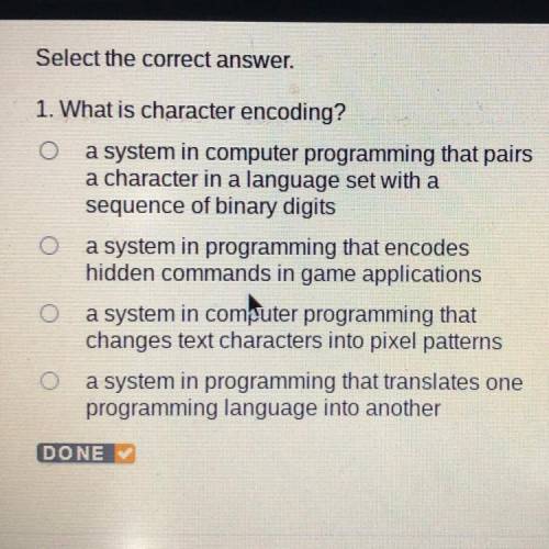 What is character encoding?
