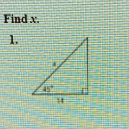 How do i find the x?