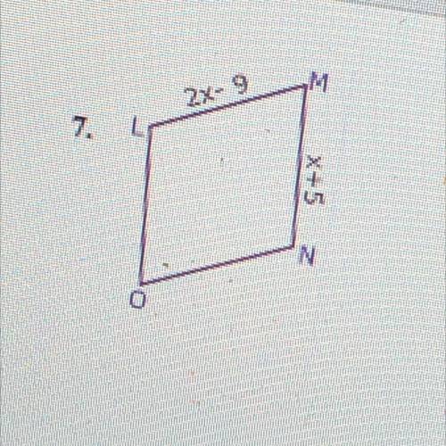HELP ME ASAP ROCKY STYLES PLEASE BRO. Find the value of x and the length of each side.