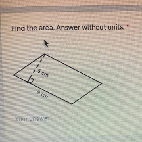 What’s the area? i never understood how to do these