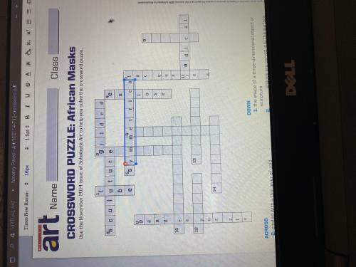 I literally cannot figure this crossword puzzle out someone please help if you can :)