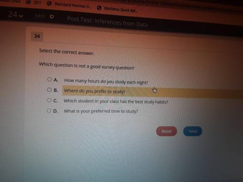 Which question is not a good survey question