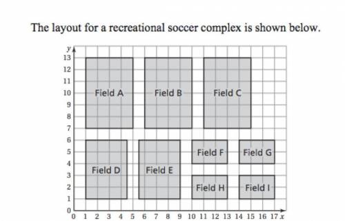 HELPPPPP!!! Is Field D similar to Field F? Explain how you know this without comparing the dimensio