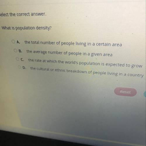 What is population density please help me