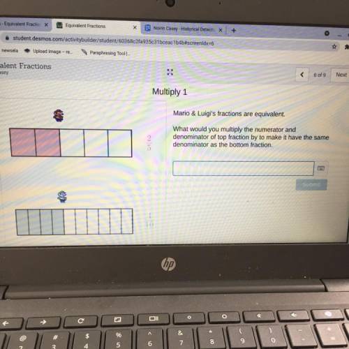 Mario & Luigi's fractions are equivalent.

2/5
4/10
What would you multiply the numerator and