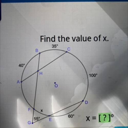 Find the value of X pls help
