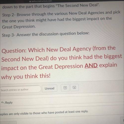 Which new deal had the biggest impact on the Great depression??? explain. thank youu!