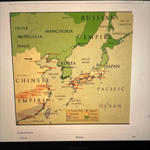 the question is « how does the map depict the change from the Edo japanese historical period to the