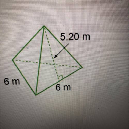 What is the surface area of the pyramid?