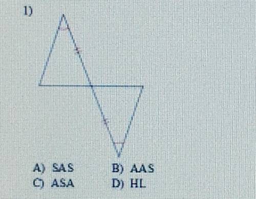 Detamine iſ the two triangles are congruent​