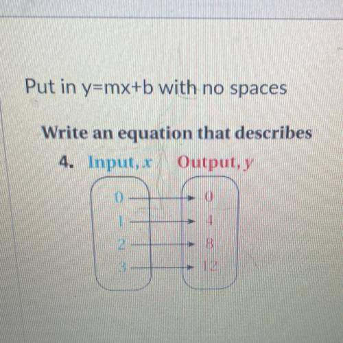 Put in y=mx+b with no spaces.