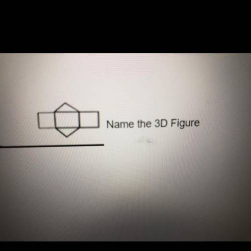 PLEASE HELP THIS IS DIE TODAY!!! WHAT IS TGE NAME OF THIS 3D FIGURE