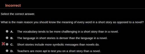What is the main reason you should know the meaning of every word in a short story as opposed to a