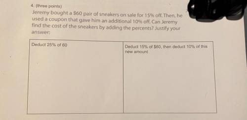 Help please this is due by the end of today.

0.18x = 4.50
points)
Jeremy bought a 360 pair of sne