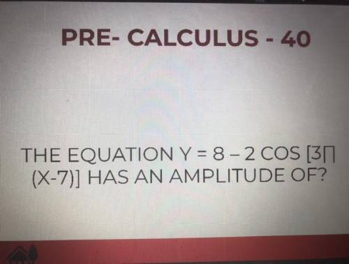 Anyone know the answer to this calculus problem?