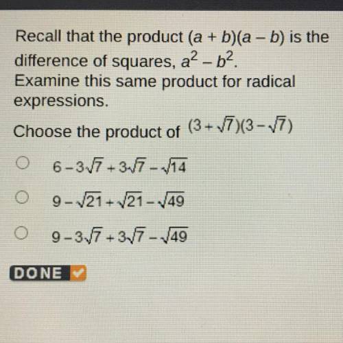 Recall that the product (a+b)(a-b) is the difference of square, a square root - b square root.