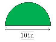 Find the area of the figure below.