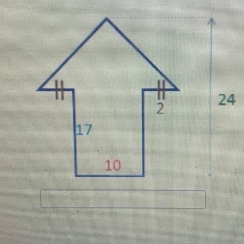 Find the area of the figure. Round to the nearest tenth if needed. Enter the number only