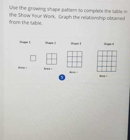 How do I find the area based on the boxes shown? I have to find 5 numbers based on the boxes​