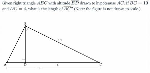 HELPPP

Given right triangle ABCABC with altitude \overline{BD} 
BD
drawn to hypotenuse ACAC. If B
