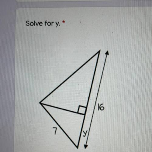 Solve for y
(Picture)
