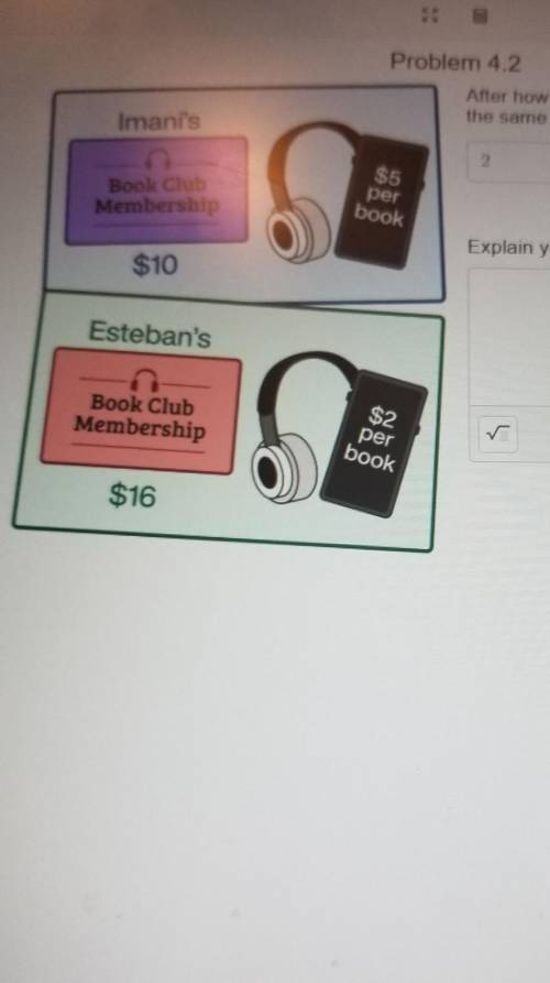 After how many audio books will both book clubs be the same total amount​