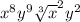 x^8y^9\sqrt[3]{x}^2y^2