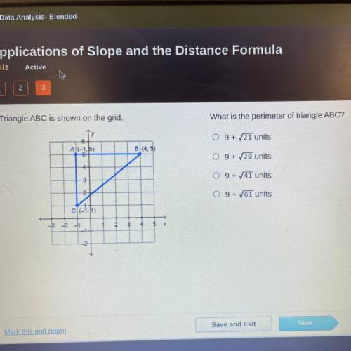 What is the perimeter of triangle ABC?