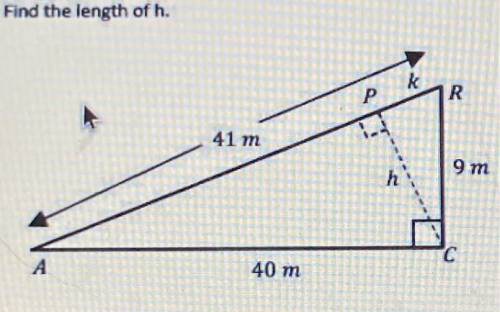 Find the length of h