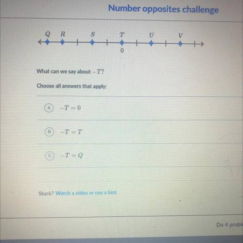 Number opposite challenge | help