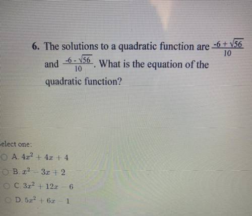 Anyone have the answer to this question? Thanks