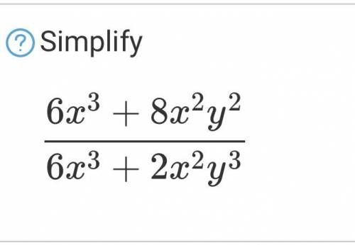 Simplify algebraic fractions