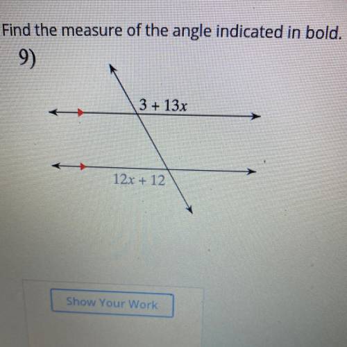 Find The measure of the angle indicated in board