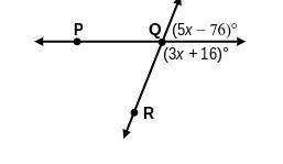 Find the measure of the complement of ∠PQR using the diagram below.

(I'm a bit confused about thi