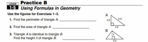 Using formulas in geometry help! due tommorow