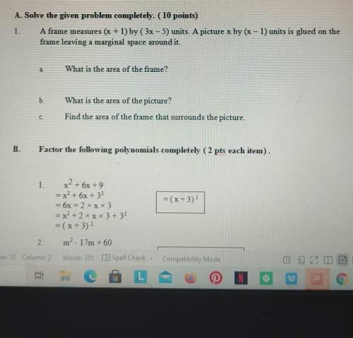Plss answer Part A #1 abc . i will give brainliest. late answers accepted​