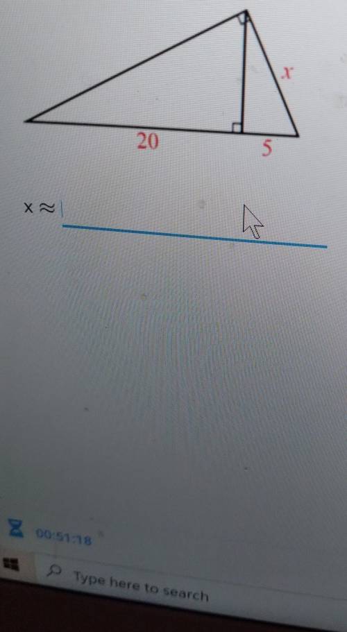 Please help!!! I'll give you slot of points!What is the value of x yo the nearest tenth?​