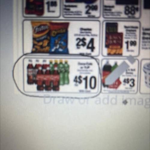 Find the unit rate for each Coco-Cola/7 Up pack. Show your work.
Please show work