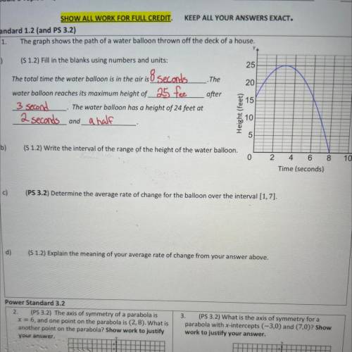 Can anybody help me with 1b please I would really appreciate it so much