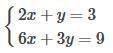 Solve this system of equations using elimination with multiplication
