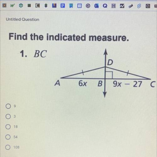 Find the indicated measure.