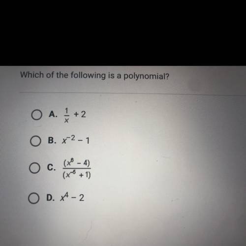 Please help! polynomials