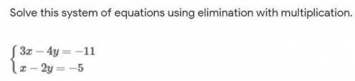 Please help me with both of these using elimination with multiplication