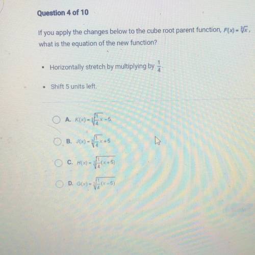 Transformation of parent Functions I need help